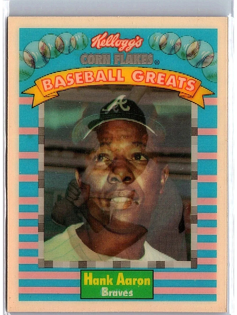 Hank Aaron 2 Ultra Rare NM Sports Card